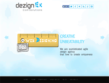 Tablet Screenshot of dezignex.com